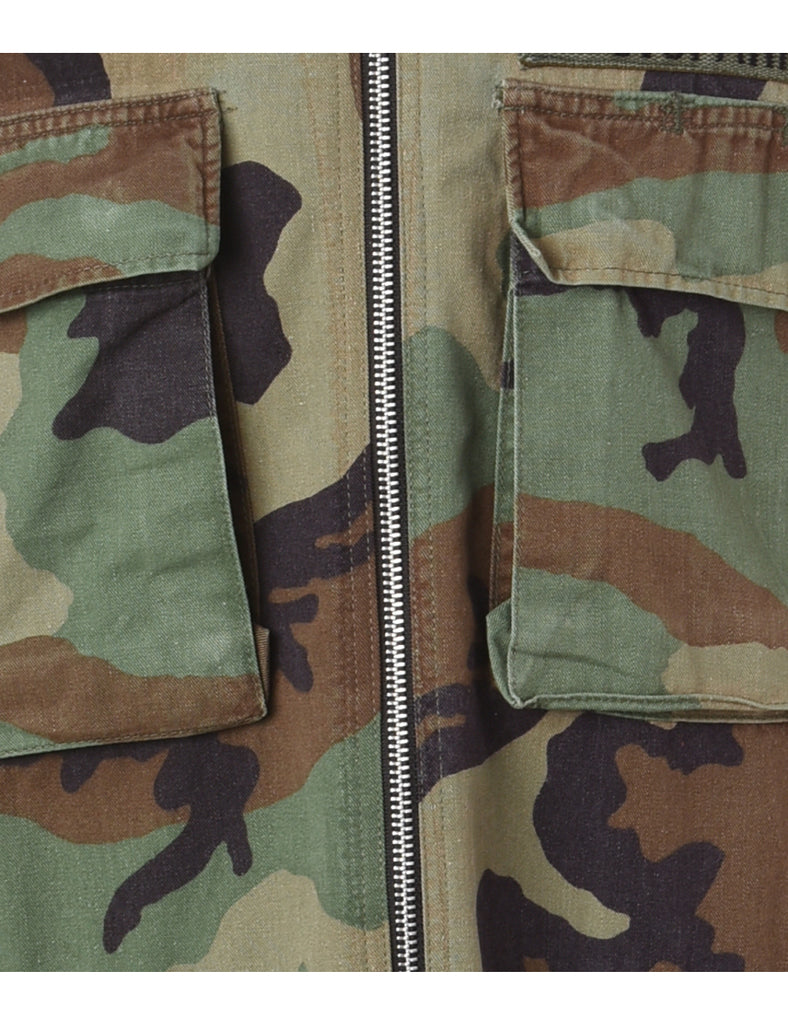 Beyond Retro Label Label Jackson Camo Bomber Jacket