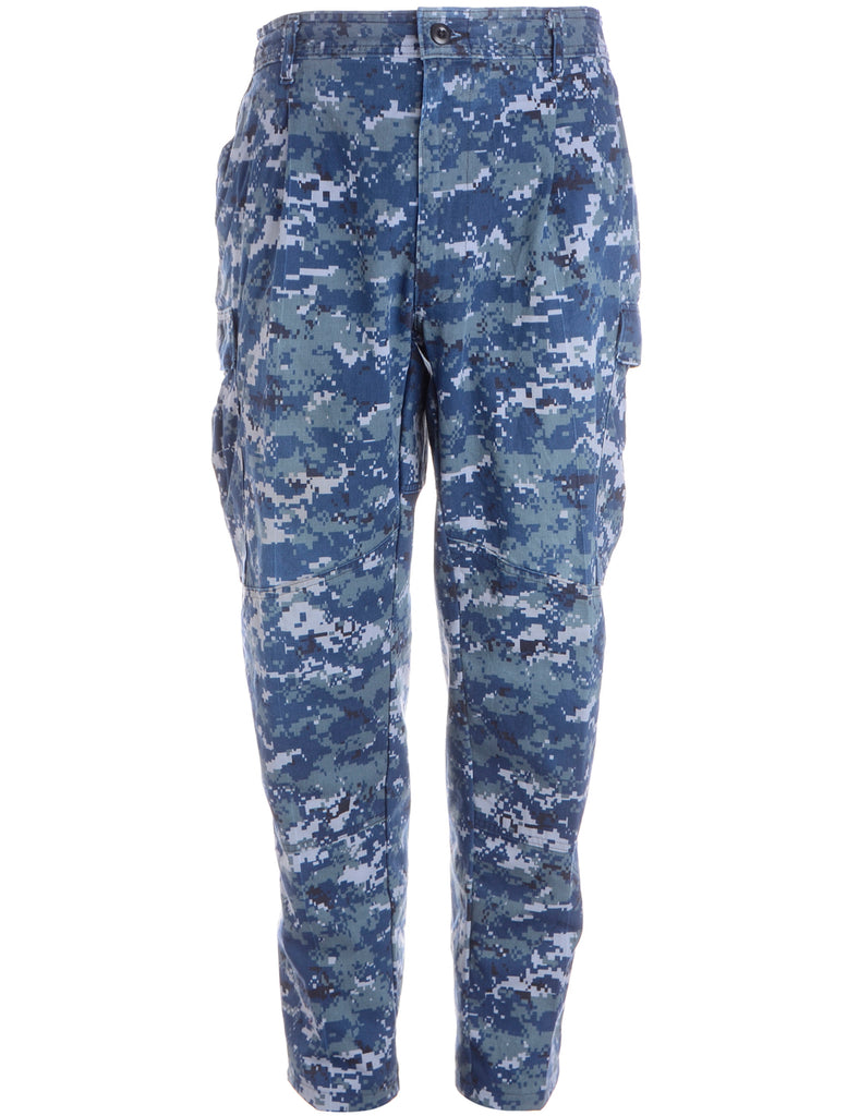 Beyond Retro Label Label Jacob Tapered Army Trousers