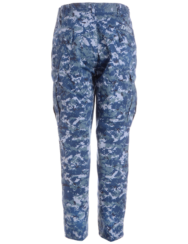 Beyond Retro Label Label Jacob Tapered Army Trousers