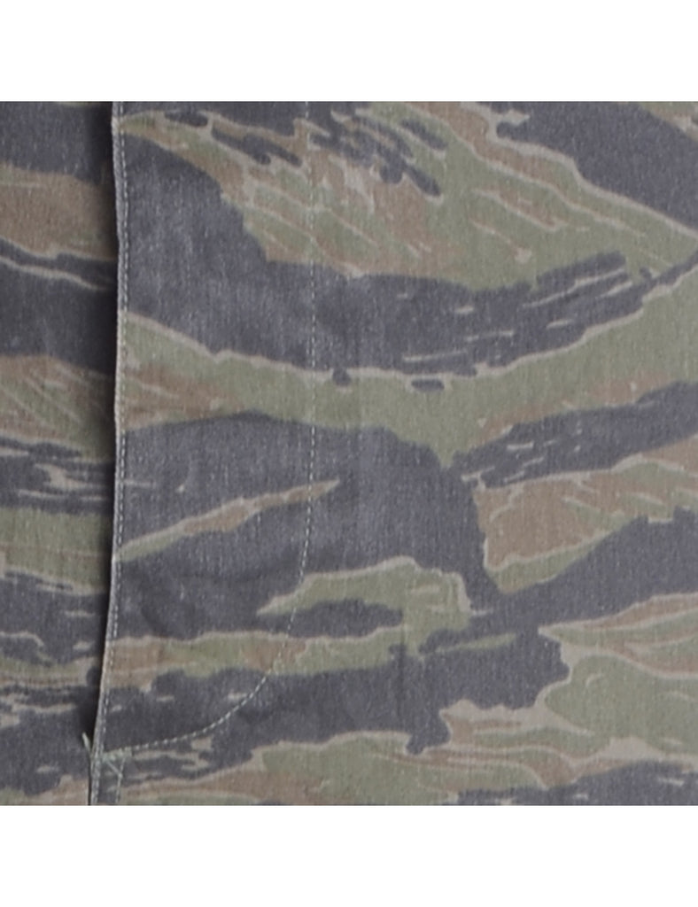 Beyond Retro Label Label Jacob Tapered Army Trousers