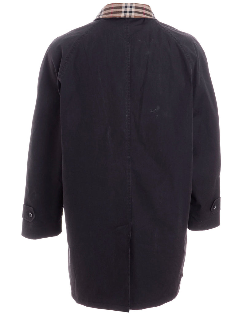 Beyond Retro Label Label Jimmy Check Collar Trench Coat