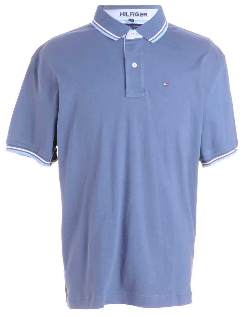 Label Josh Contrast Side Panel Polo Top