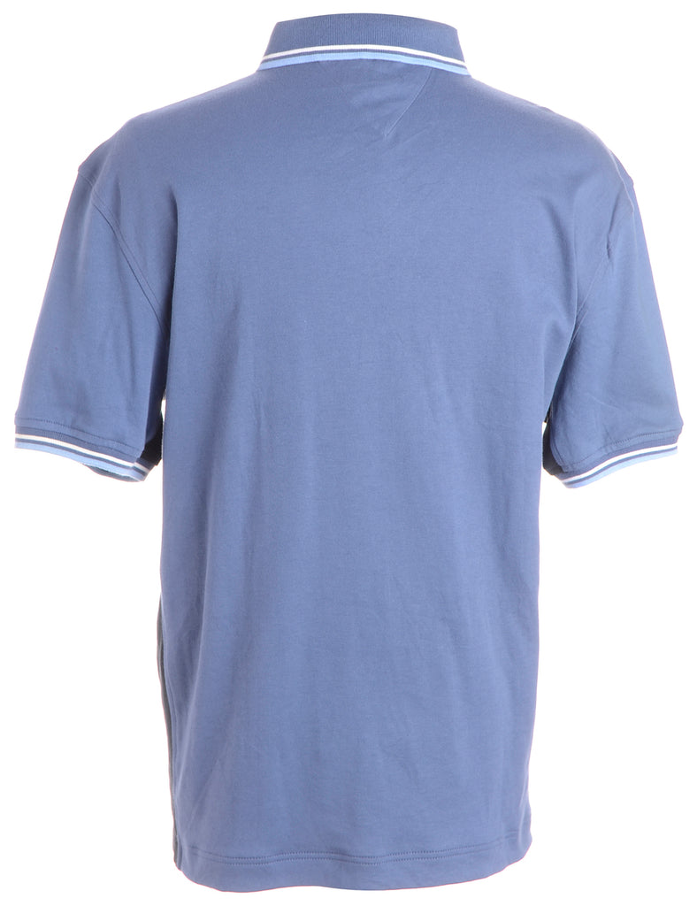 Label Josh Contrast Side Panel Polo Top