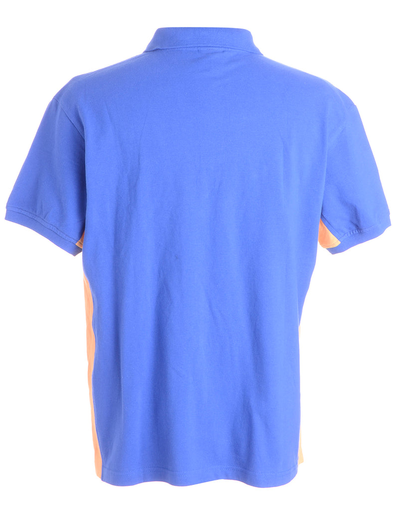 Beyond Retro Label Label Josh Contrast Side Panel Polo Top