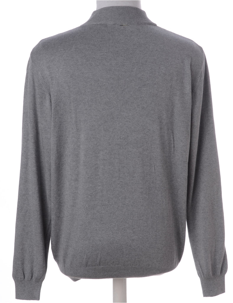 Beyond Retro Label Label Leo Zip Neck Knit