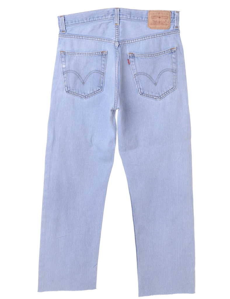 Beyond Retro Label Label Light Wash Cropped Jeans