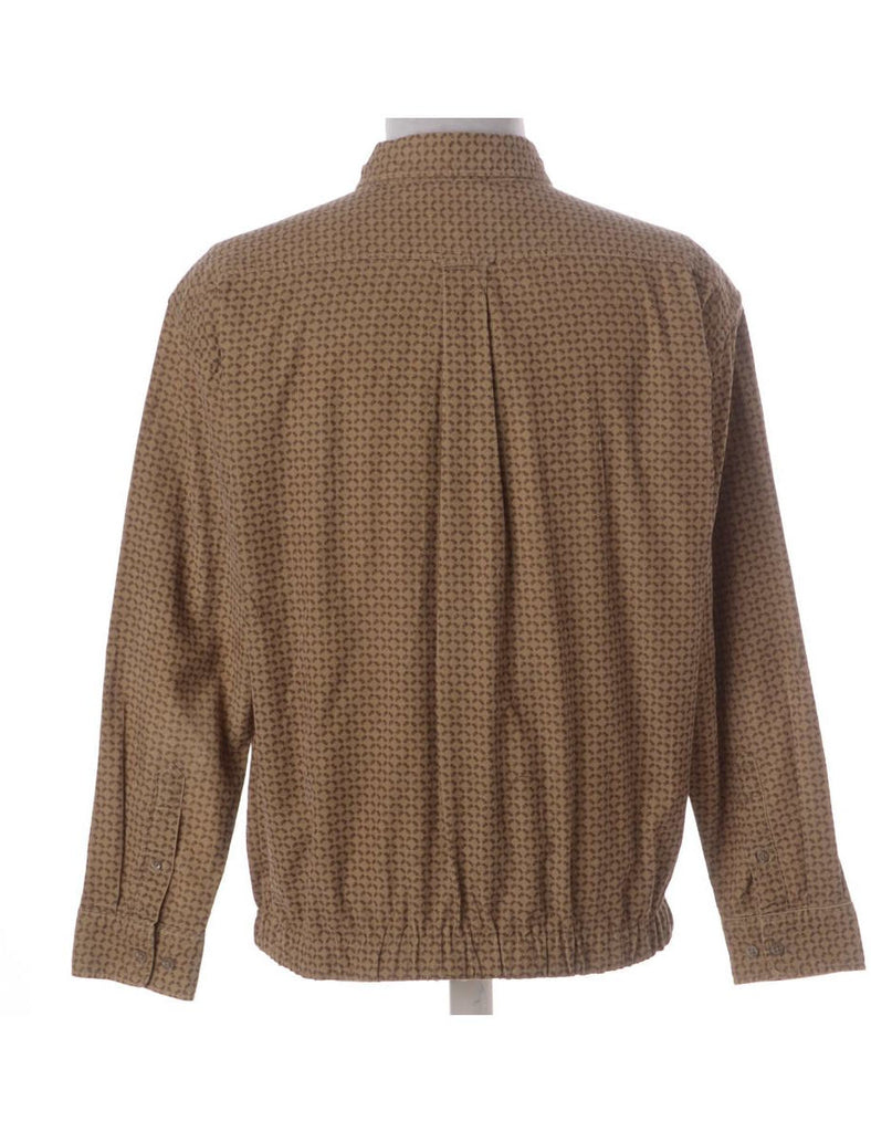 Beyond Retro Label Label Lightweight Clint Conversational Printed Shacket
