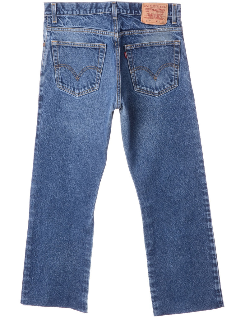 Beyond Retro Label Label Men's Cropped Jeans