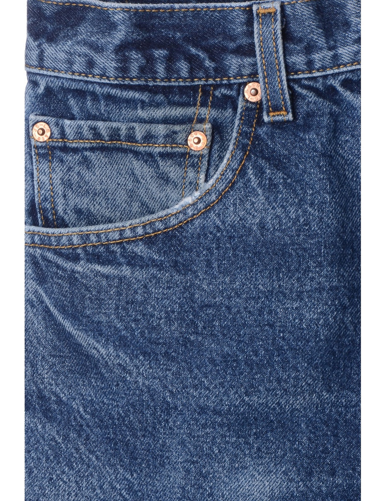 Beyond Retro Label Label Men's Cropped Jeans