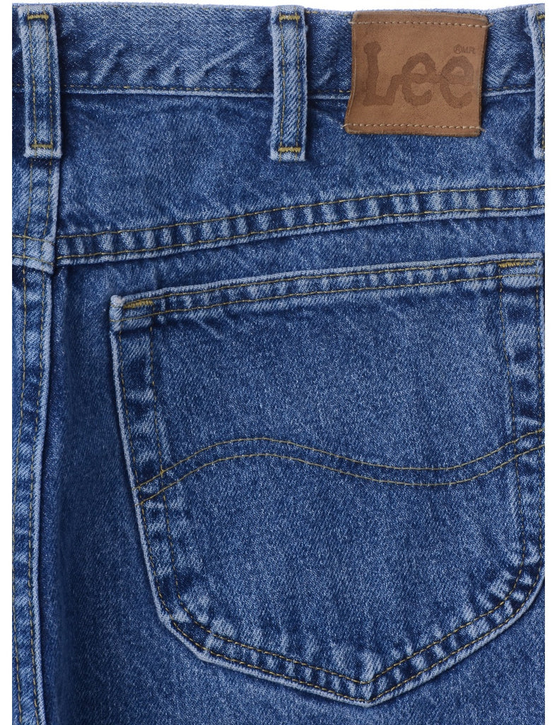 Beyond Retro Label Label Men's Cropped Jeans
