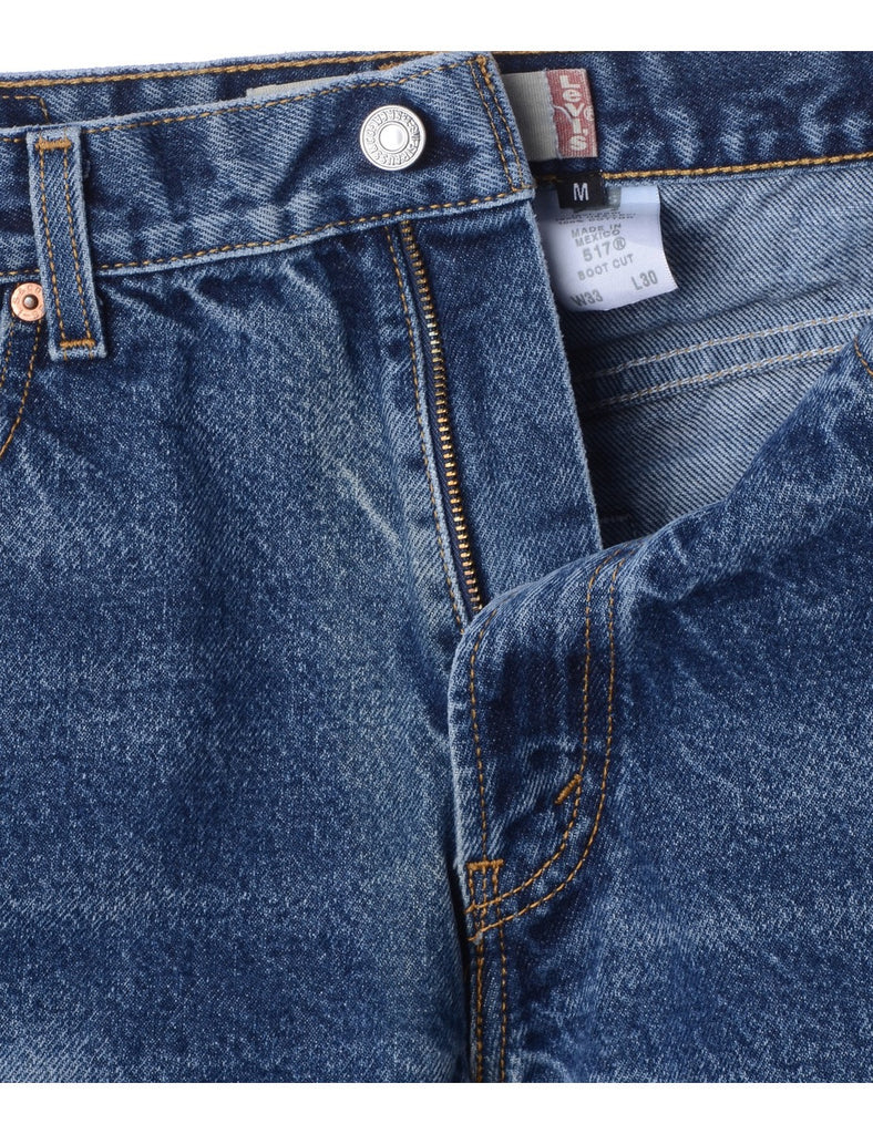 Beyond Retro Label Label Men's Cropped Jeans