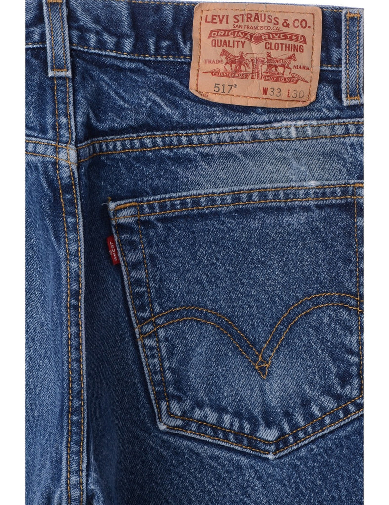 Beyond Retro Label Label Men's Cropped Jeans