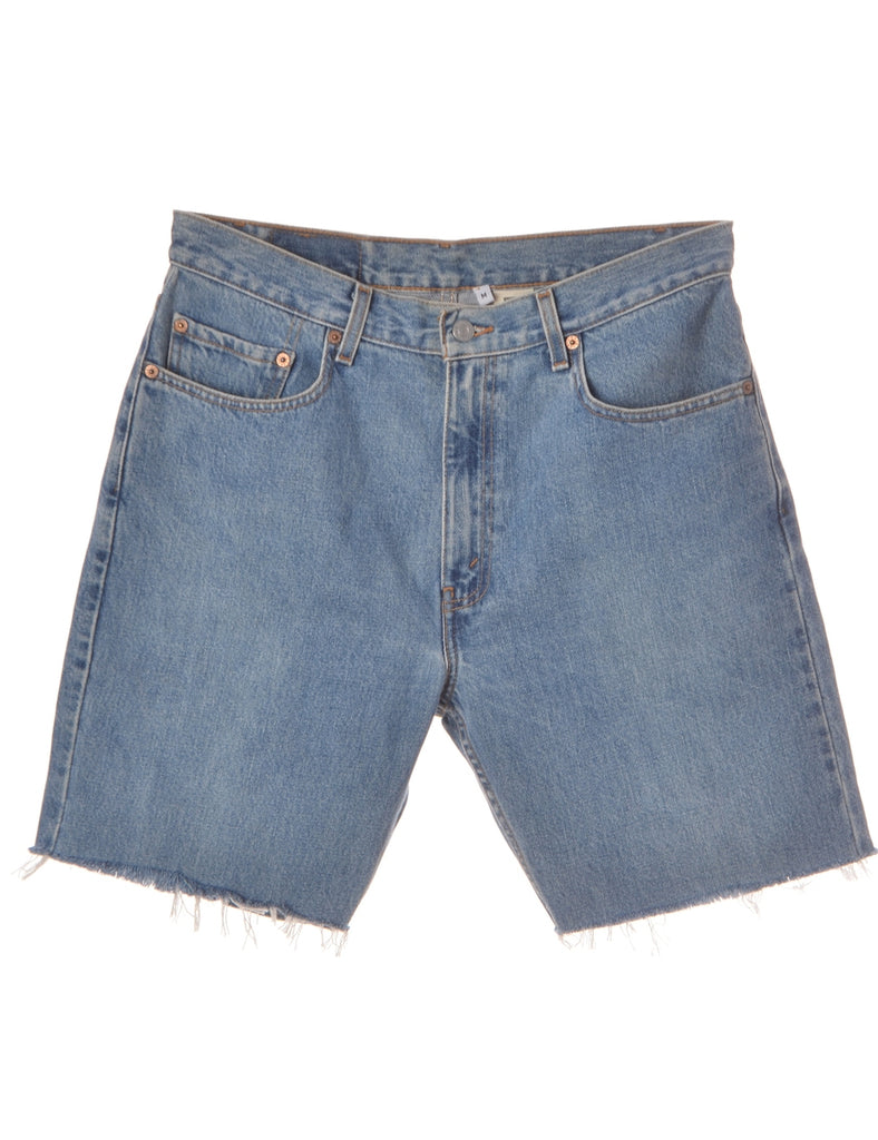 Beyond Retro Label Label Mens Cut Off Denim Shorts