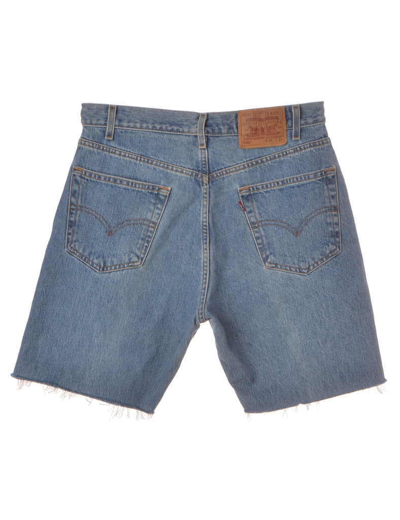 Beyond Retro Label Label Mens Cut Off Denim Shorts