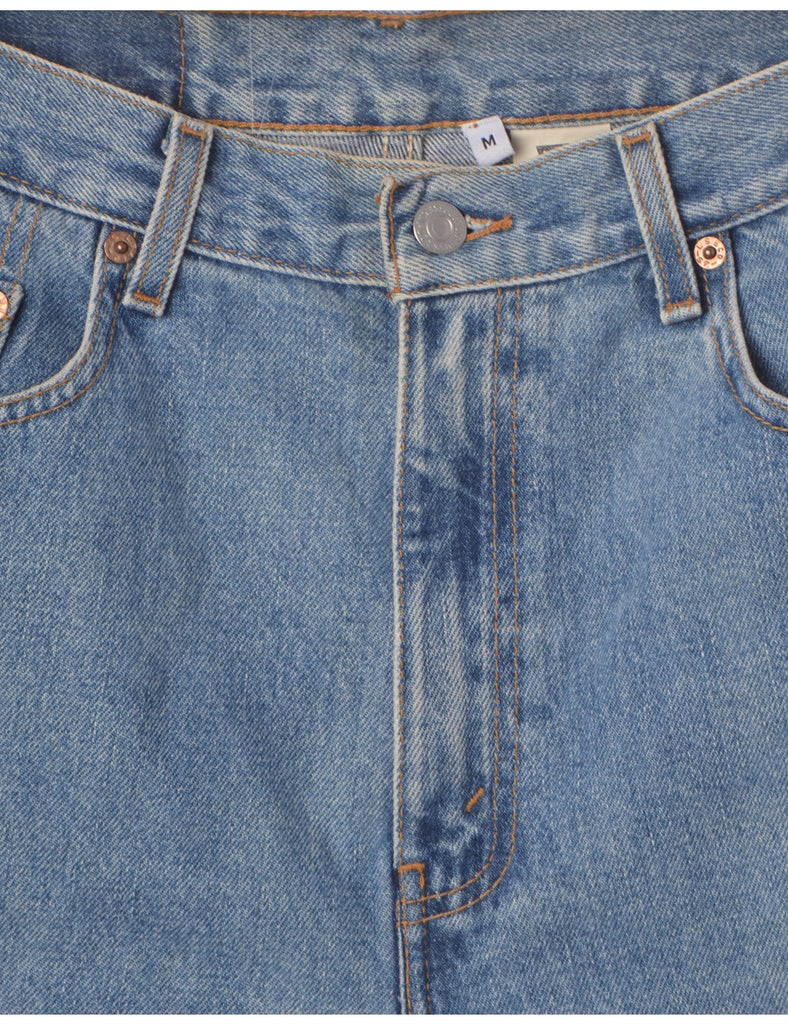 Beyond Retro Label Label Mens Cut Off Denim Shorts