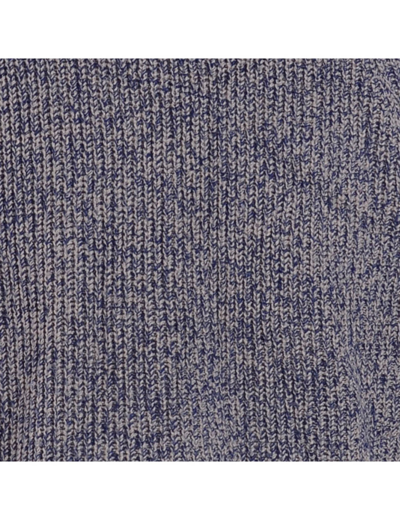 Beyond Retro Label Label Shaun Straight Hem Heavy Knit Jumper