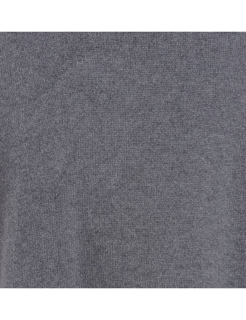 Beyond Retro Label Label Shaun Straight Hem Heavy Knit Jumper