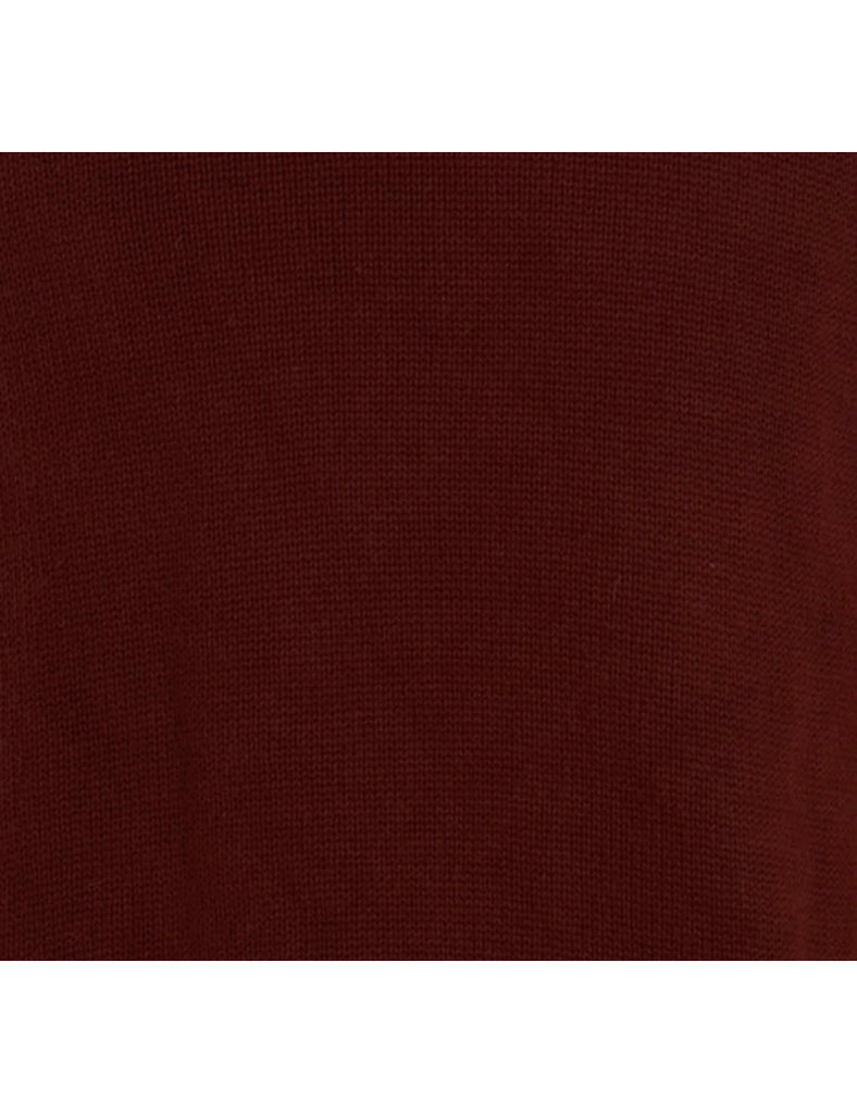 Beyond Retro Label Label Shaun Straight Hem Heavy Knit Jumper