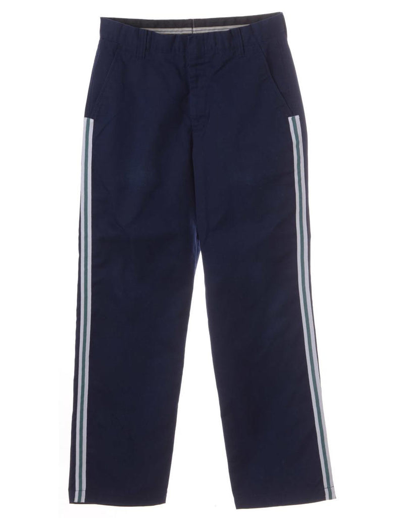 Beyond Retro Label Label Side Stripe Cropped Trouser