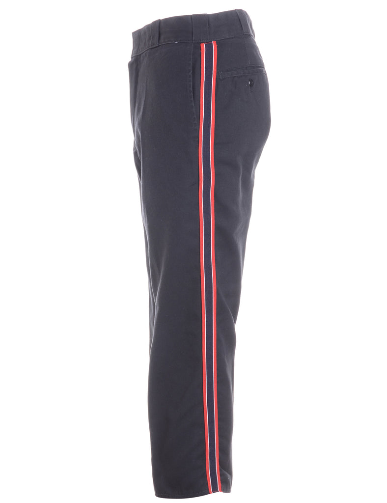 Beyond Retro Label Label Side Stripe Cropped Trouser
