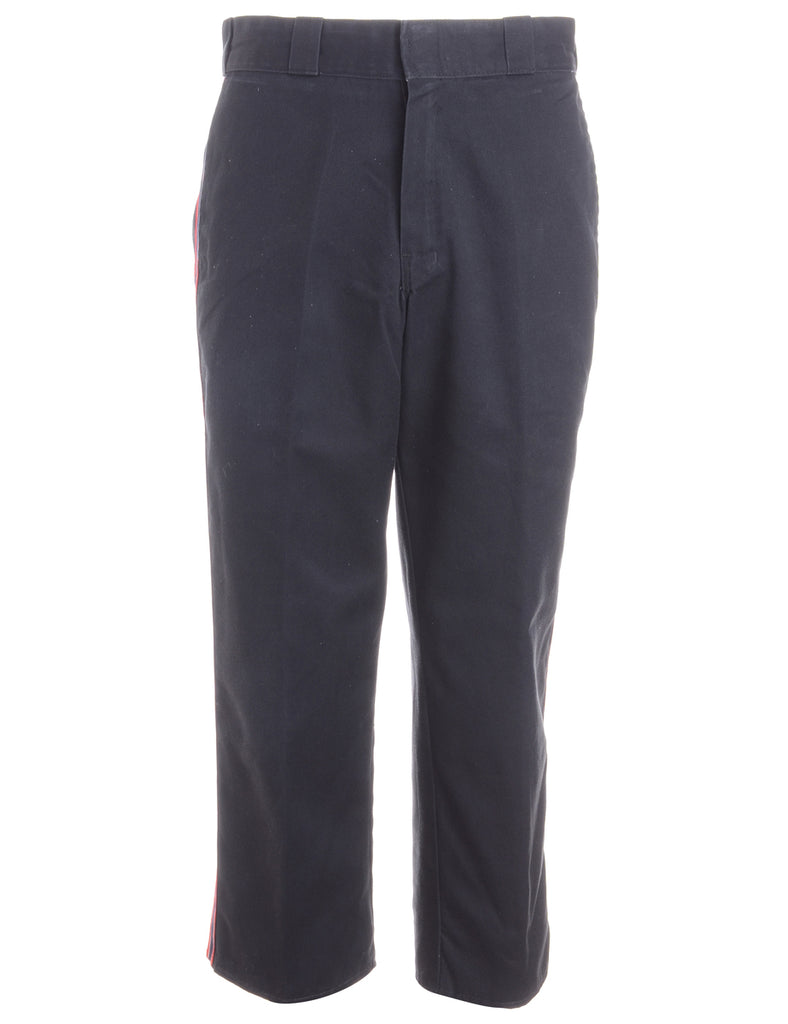 Beyond Retro Label Label Side Stripe Cropped Trouser