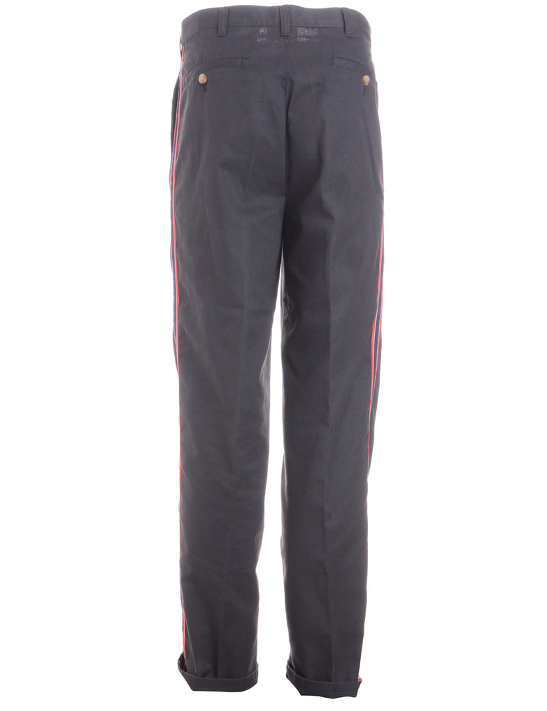 Beyond Retro Label Label Side Stripe Cropped Trouser