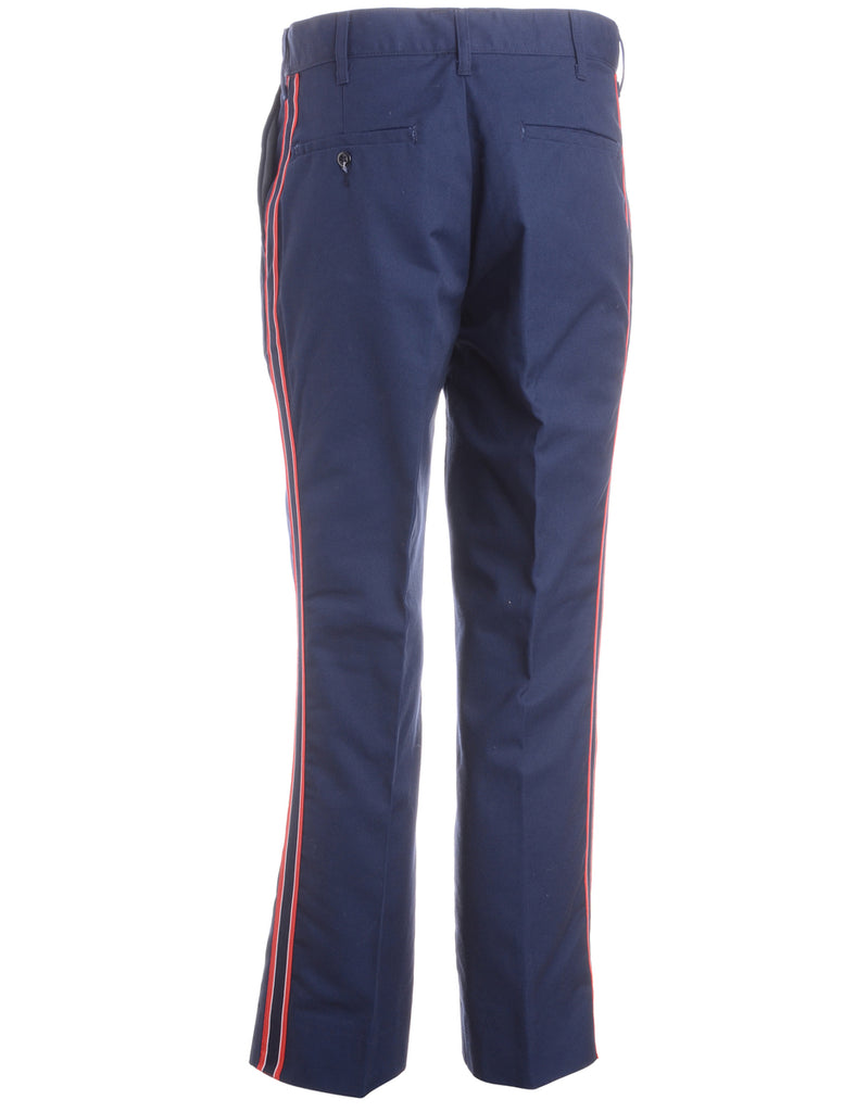 Beyond Retro Label Label Side Stripe Cropped Trouser