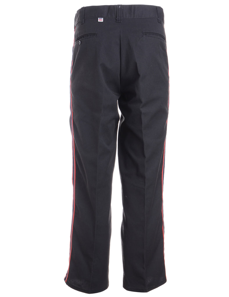 Beyond Retro Label Label Side Stripe Cropped Trouser