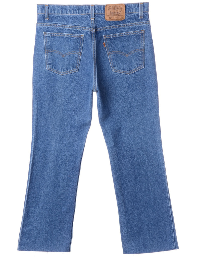 Beyond Retro Label Label Stone Wash Cropped Jeans