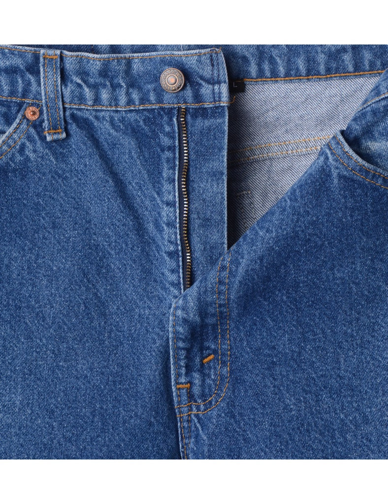 Beyond Retro Label Label Stone Wash Cropped Jeans