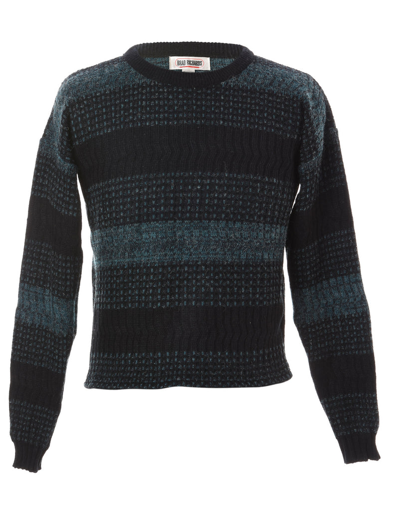 Beyond Retro Label Label Straight Hem Chunky Knit Jumper