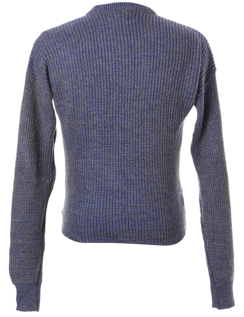 Beyond Retro Label Label Straight Hem Chunky Knit Jumper