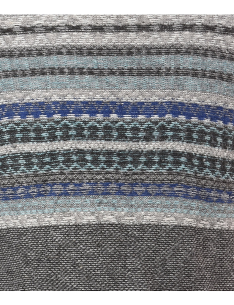 Beyond Retro Label Label Straight Hem Chunky Knit Jumper