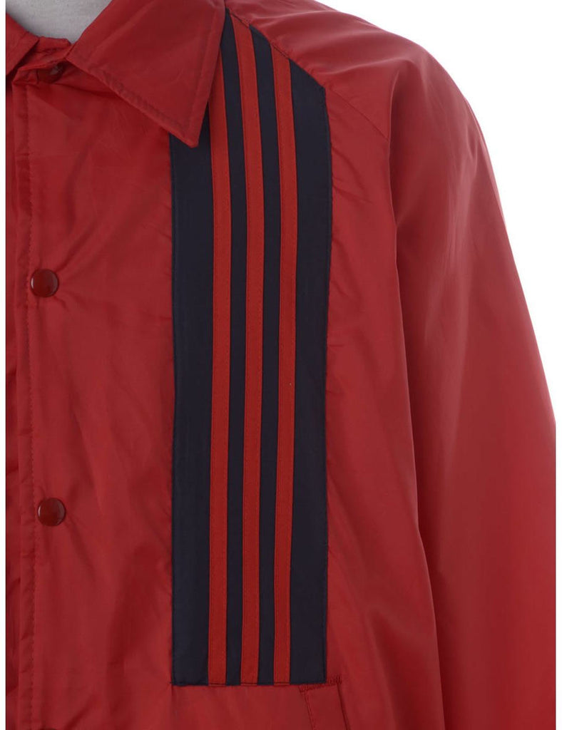 Beyond Retro Label Label Tino Stripe Front Coach Jacket