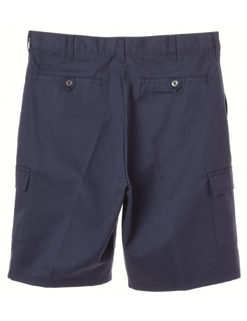 Beyond Retro Label Label Workwear Shorts With Side Pocket