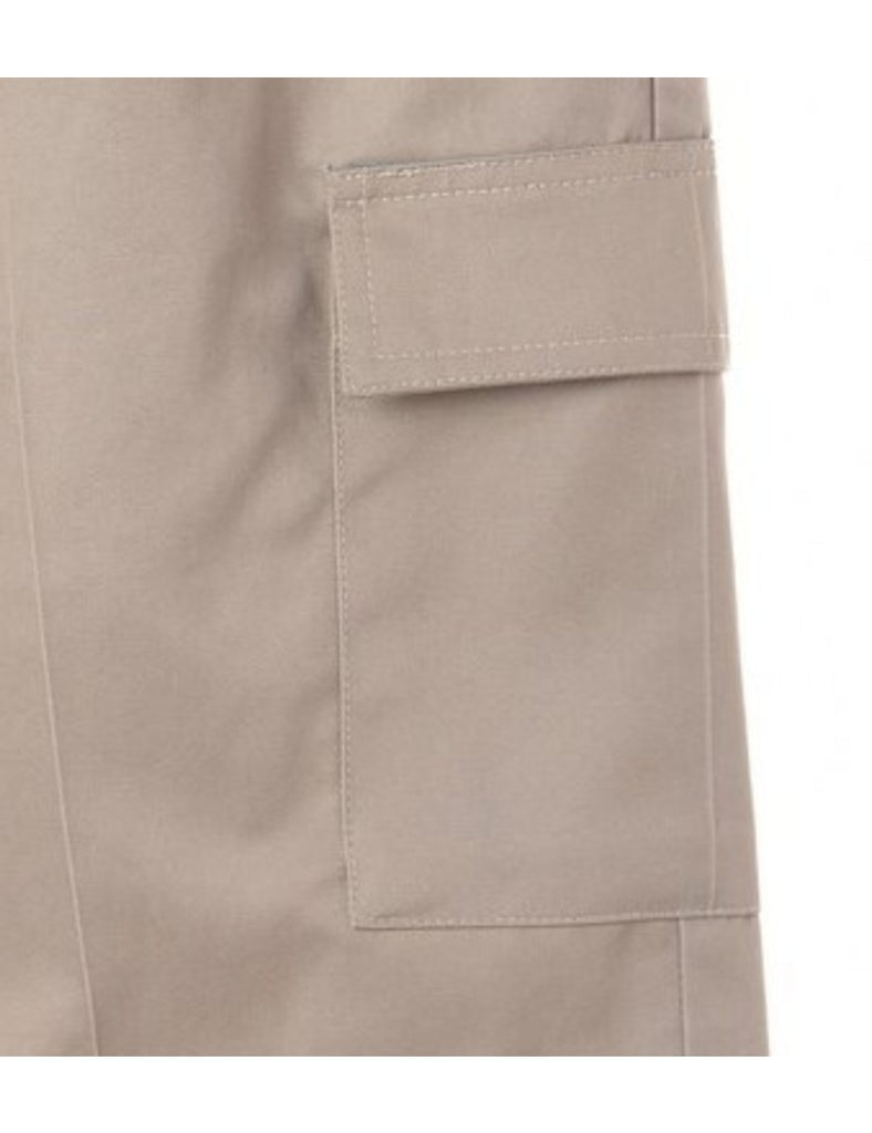 Beyond Retro Label Label Workwear Shorts With Side Pocket