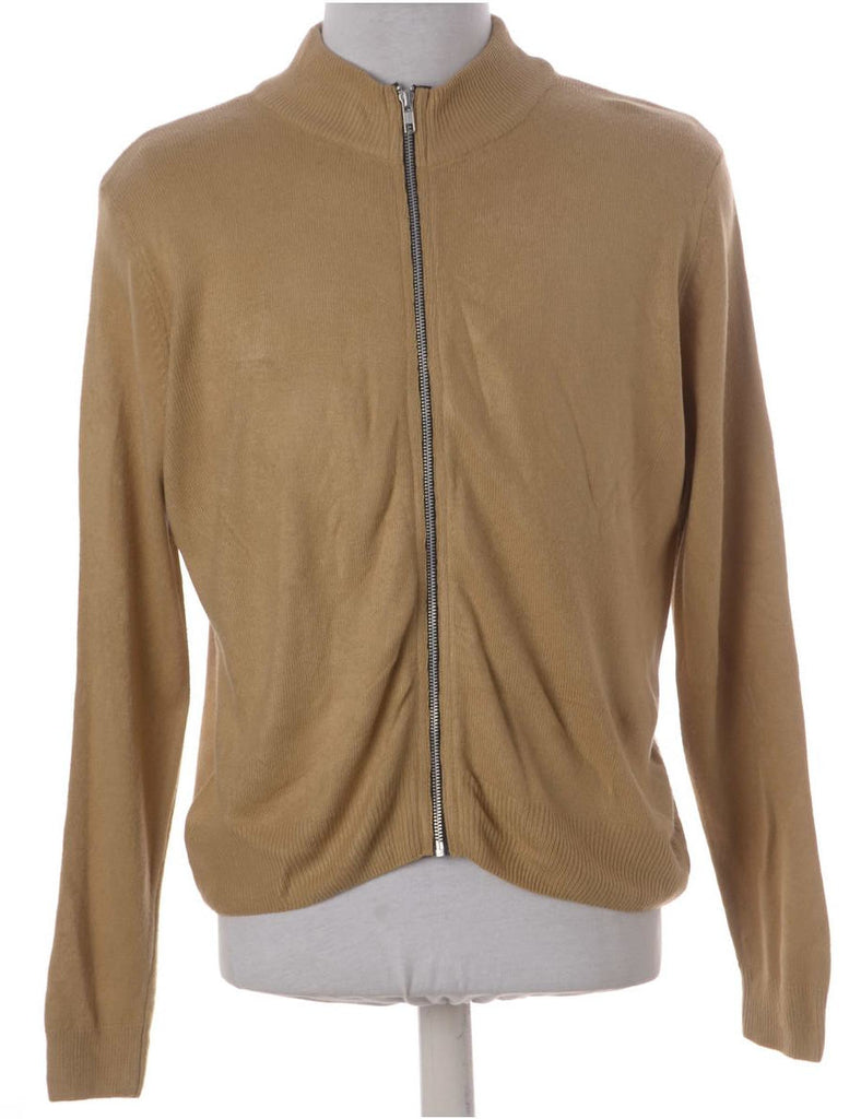 Beyond Retro Label Label Xander Zip Through Knit