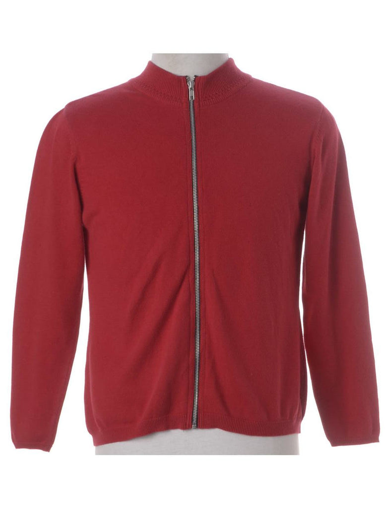 Beyond Retro Label Label Xander Zip Through Knit