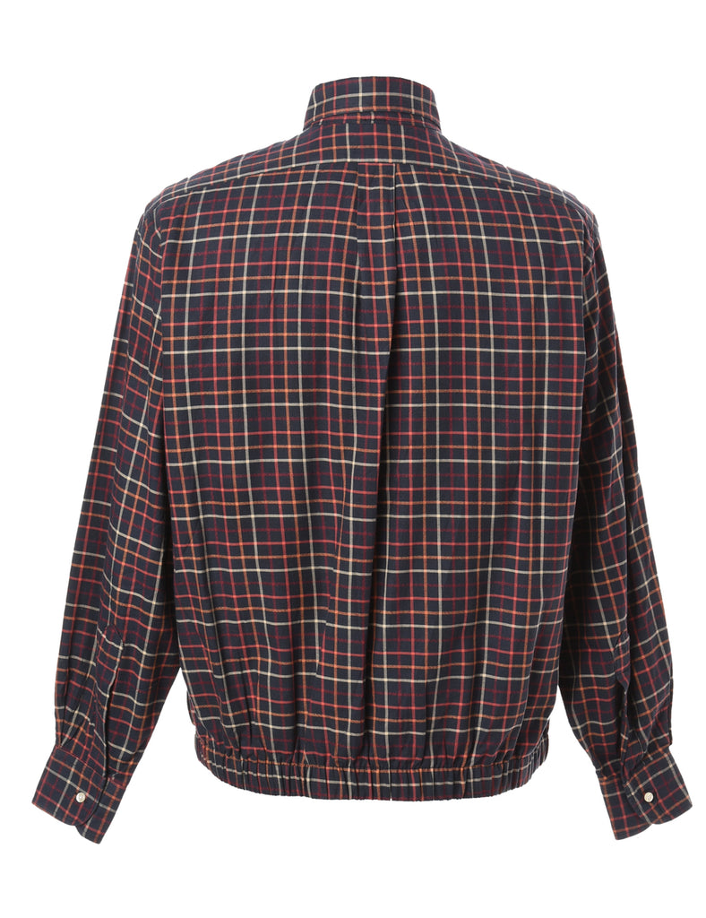 Beyond Retro Label Label Zip Front Clint Conversational Printed Shacket