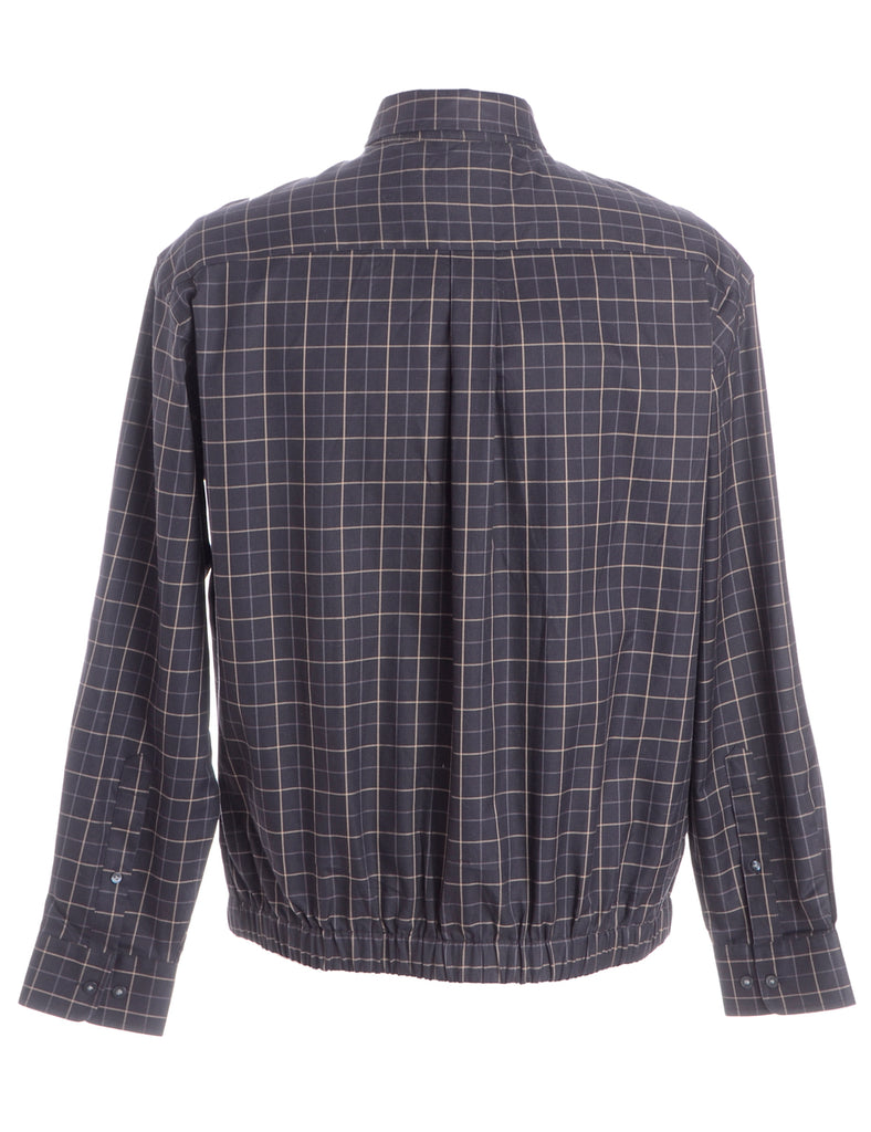 Beyond Retro Label Label Zip Front Clint Conversational Printed Shacket