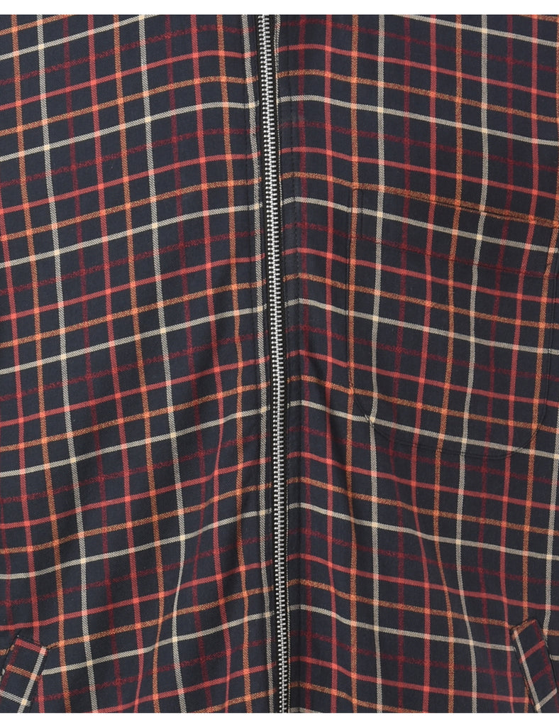 Beyond Retro Label Label Zip Front Clint Conversational Printed Shacket