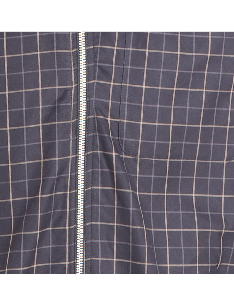 Beyond Retro Label Label Zip Front Clint Conversational Printed Shacket