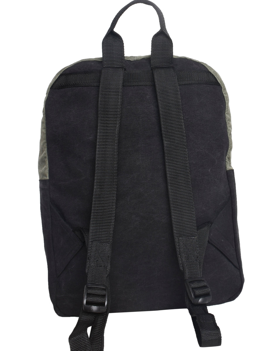 Unisex Beyond Retro Label Beyond Retro Label Cord Backpack Green, M