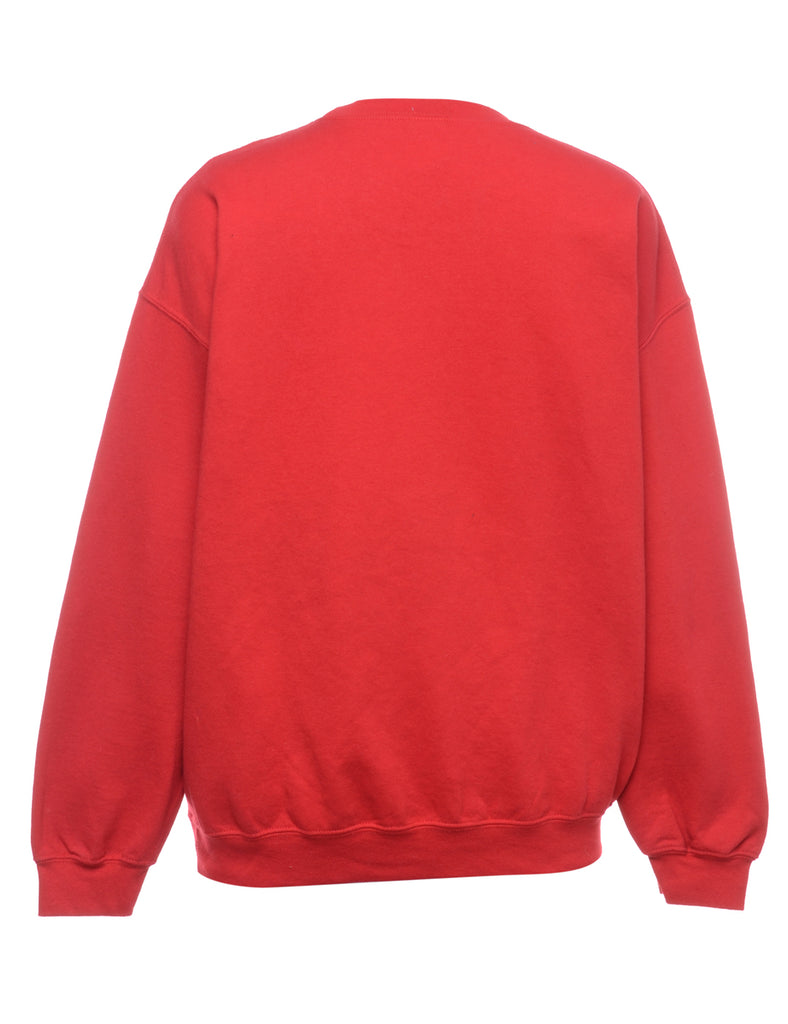 Beyond Retro Label Beyond Retro Reworked Christmas Sweatshirt With Bells