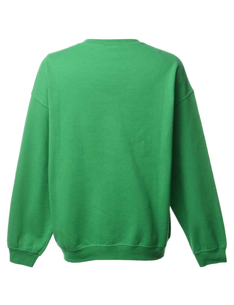 Beyond Retro Reworked Christmas Sweatshirt With Bells - XL