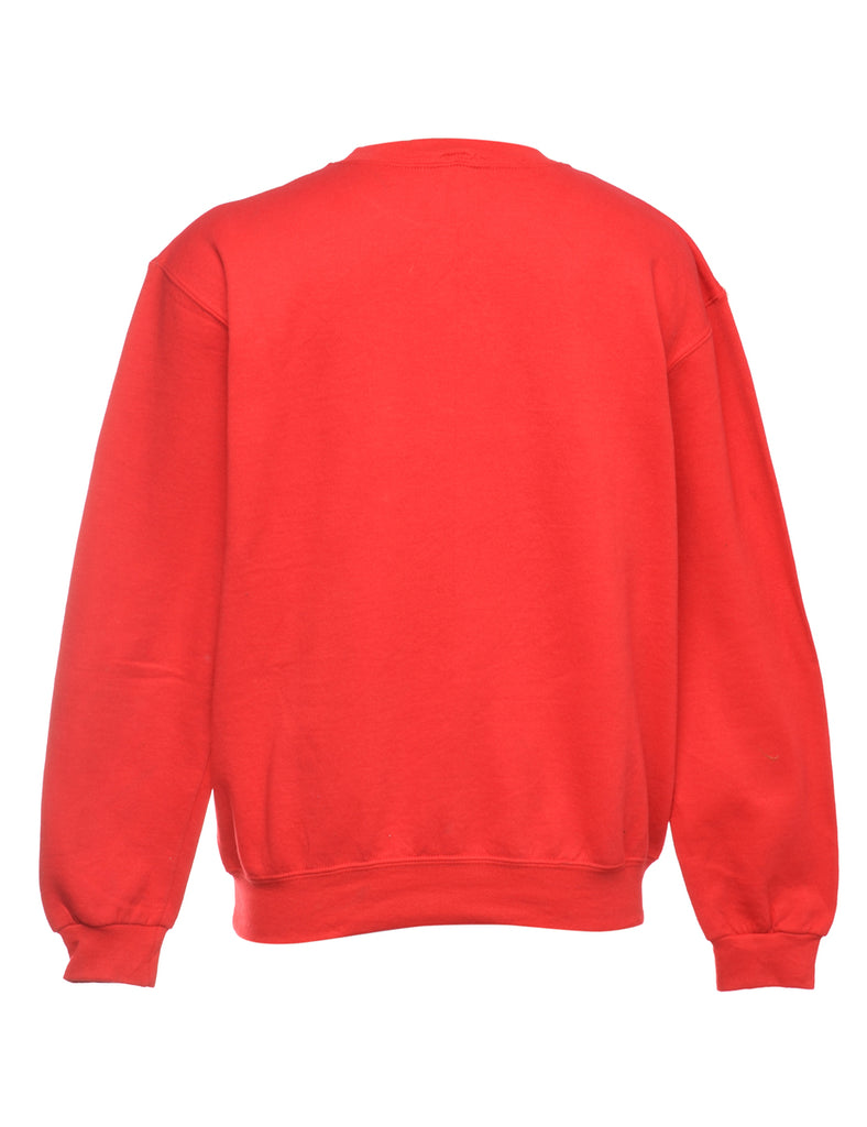 Beyond Retro Label Beyond Retro Reworked Christmas Sweatshirt With Bells