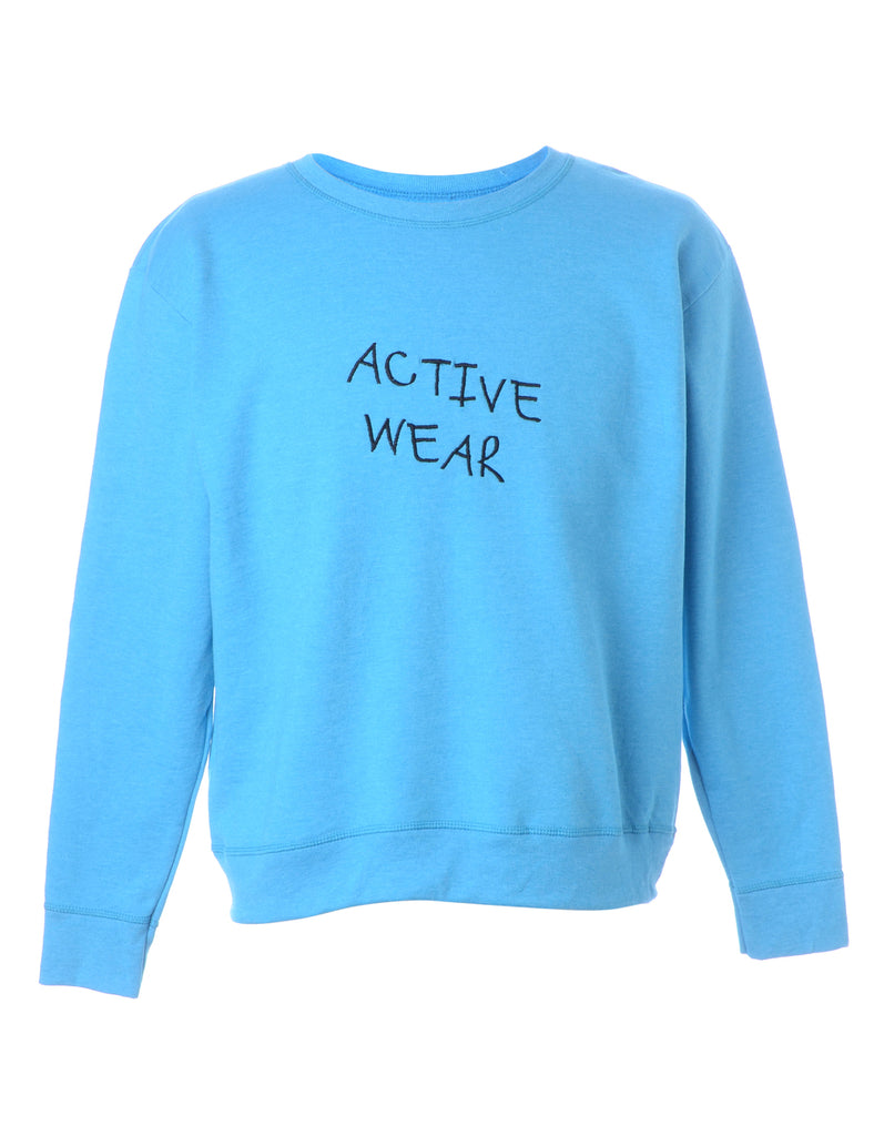Label Activewear Embroidered Sweatshirt - Sweatshirts - Beyond Retro