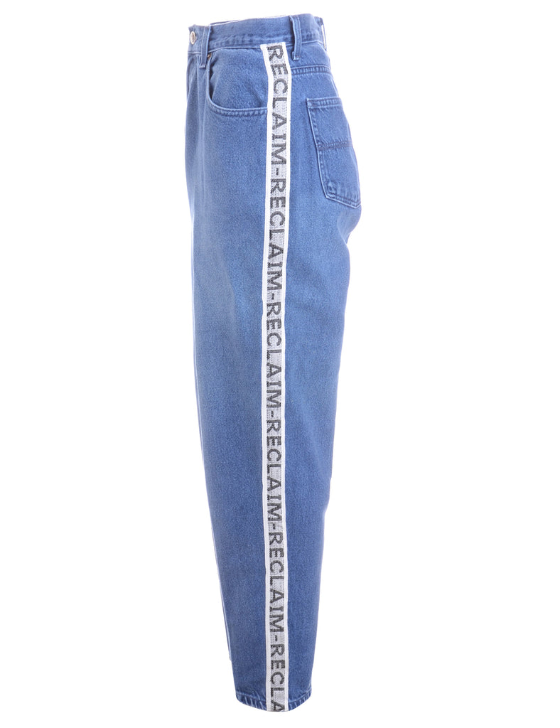 Label Ainsley Reclaim Side Tape Jeans - Jeans - Beyond Retro