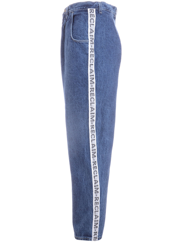 Label Ainsley Reclaim Side Tape Jeans - Jeans - Beyond Retro