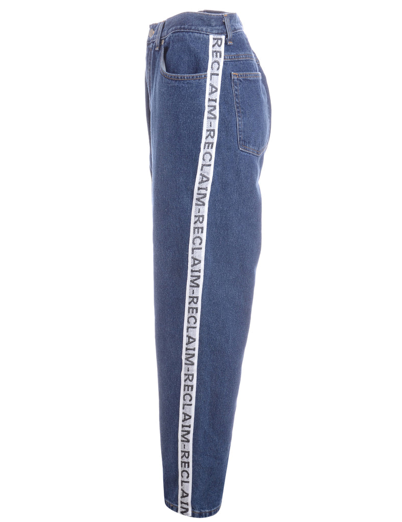 Label Ainsley Reclaim Side Tape Jeans - Jeans - Beyond Retro